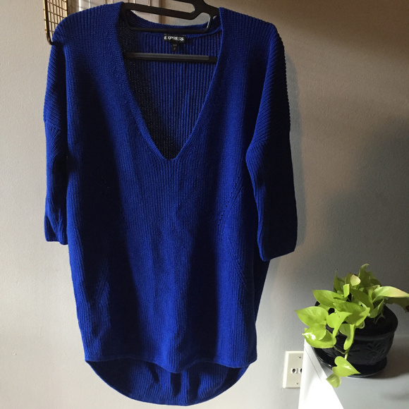 EXPRESS oversized sweater, 3/4sleeves - Picture 1 of 5